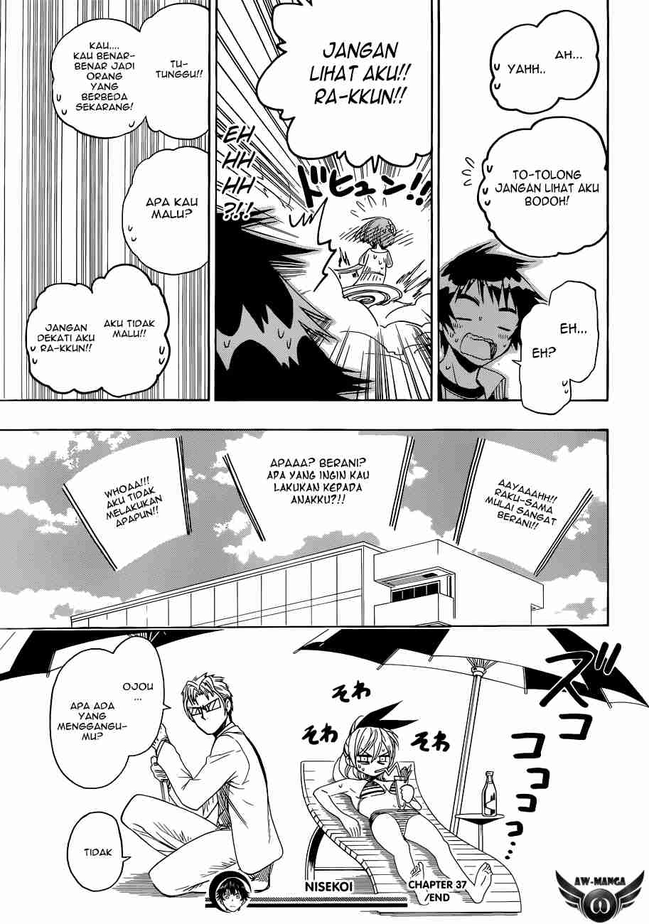 Nisekoi Bab 37 halaman 21