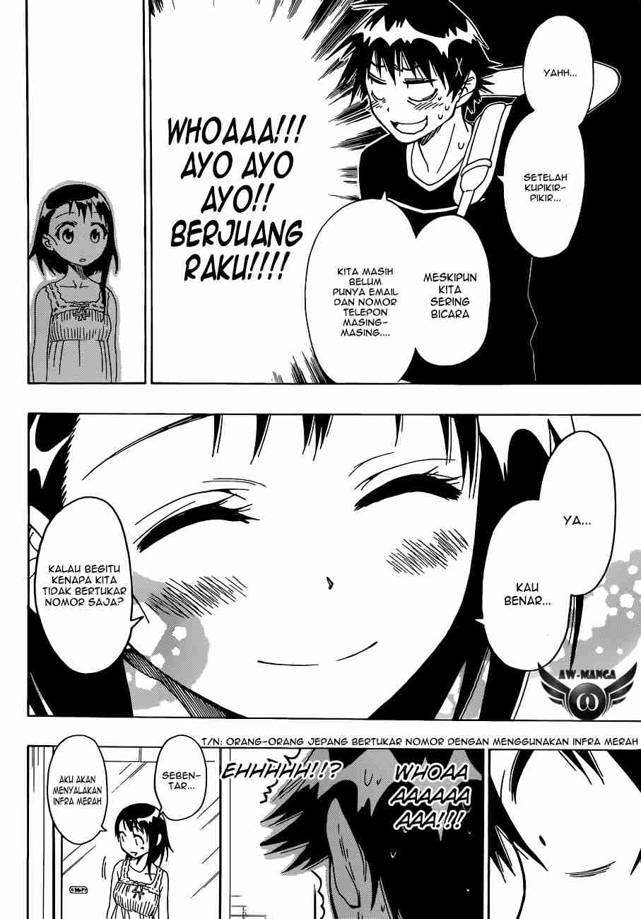 Nisekoi chapter 39 halaman 18