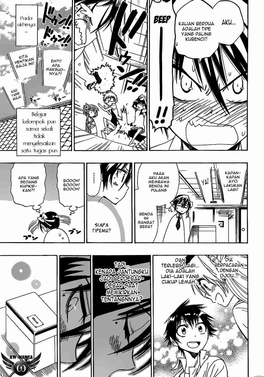 Nisekoi Bab 40 halaman 19