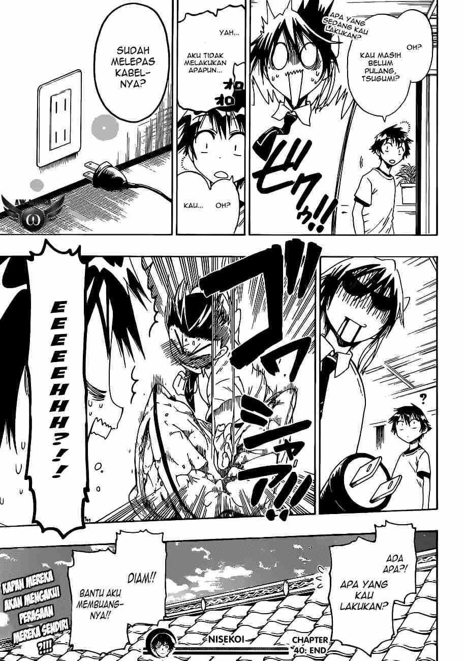 Nisekoi Bab 40 halaman 21