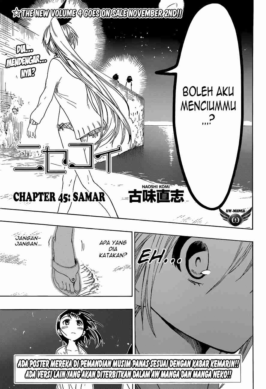 Nisekoi Bab 45 halaman 4