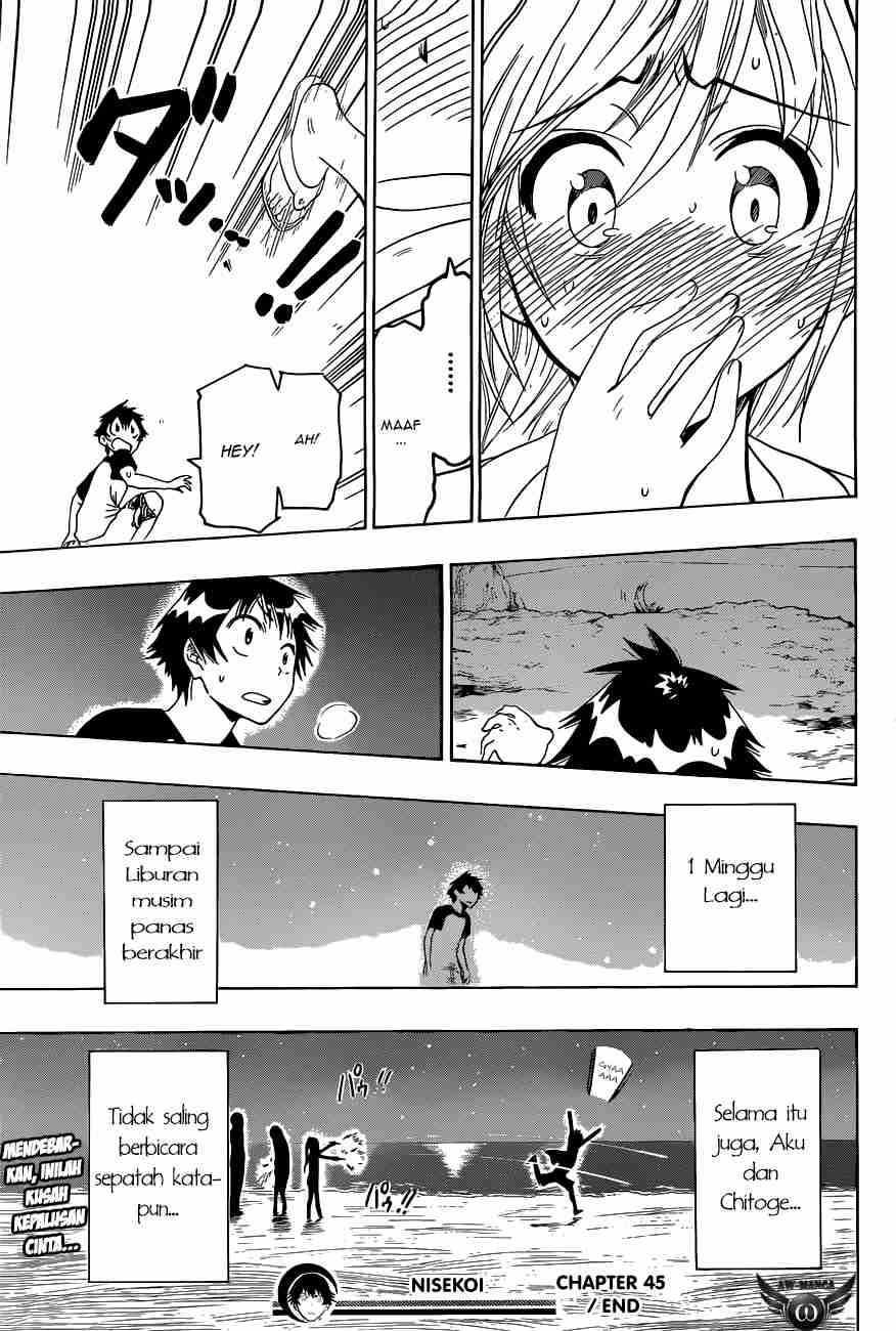 Nisekoi Bab 45 halaman 22