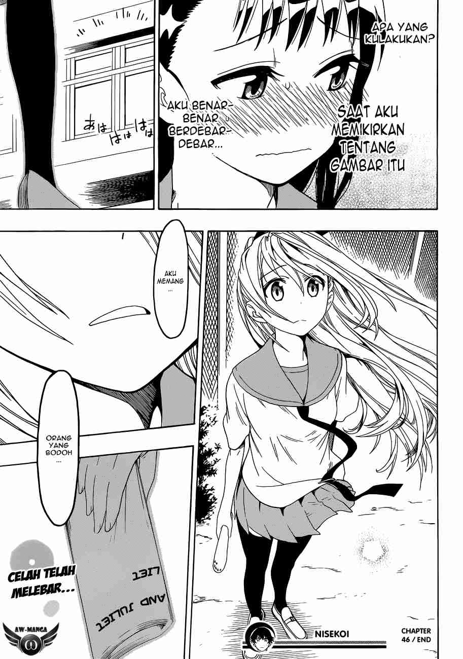 Nisekoi Bab 46 halaman 21