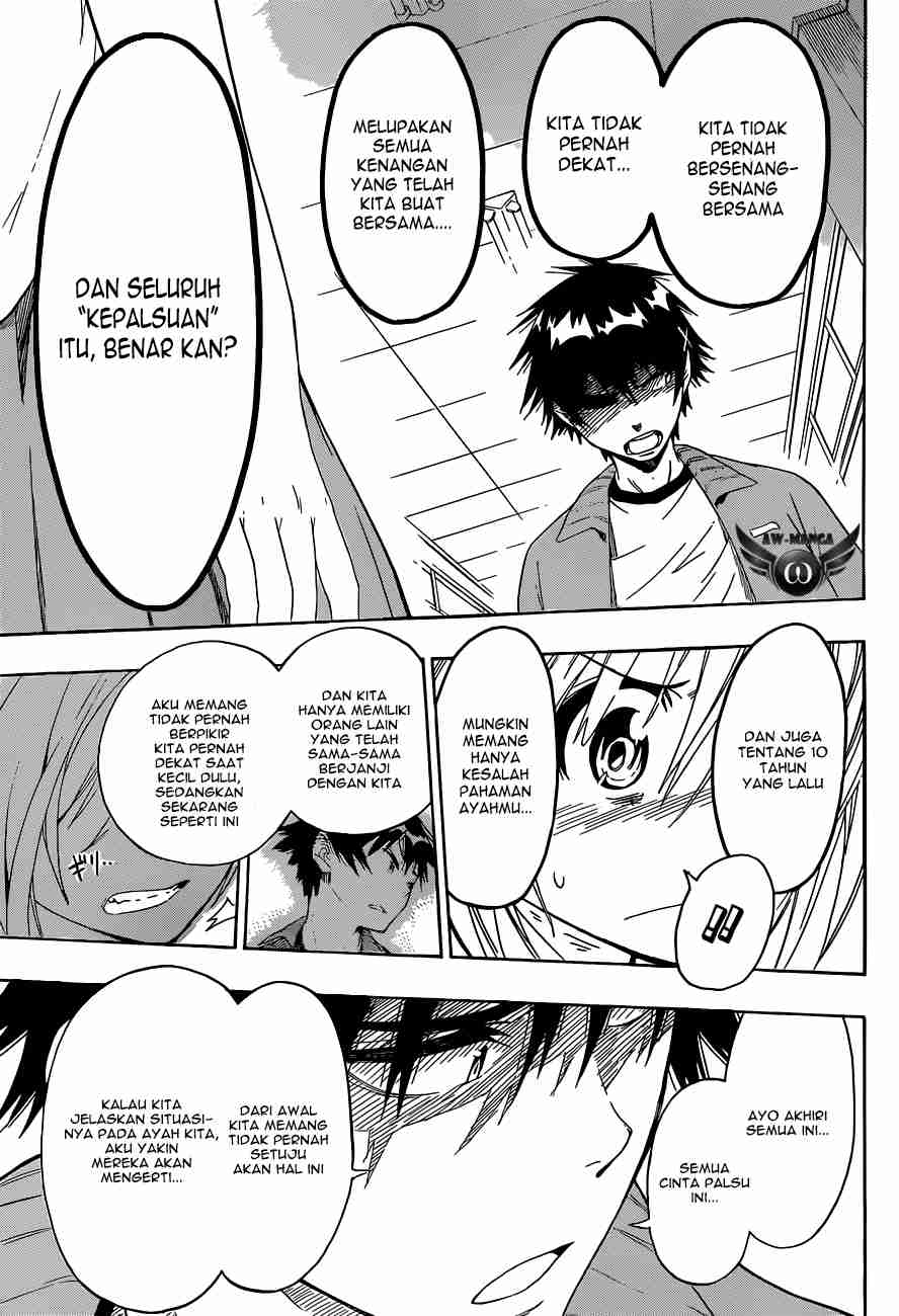 Nisekoi chapter 47 halaman 17