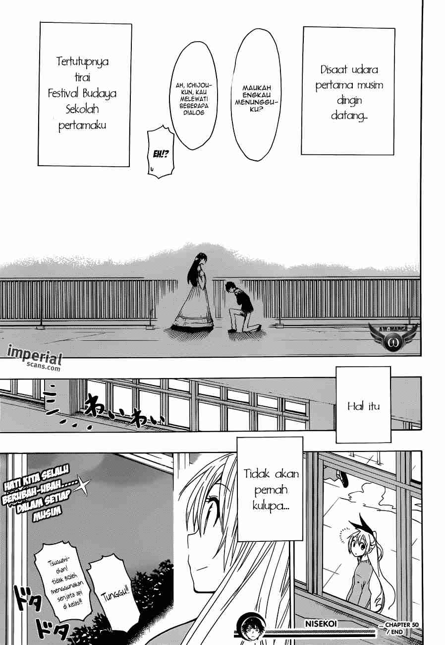 Nisekoi chapter 50 halaman 20