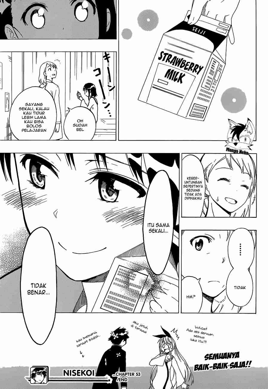 Nisekoi chapter 53 halaman 21