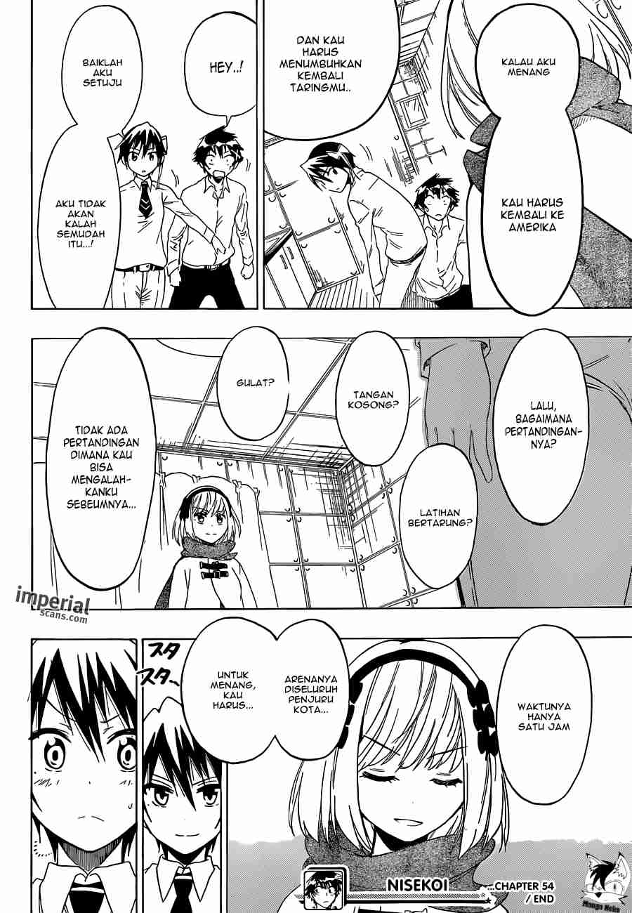 Nisekoi chapter 54 halaman 20