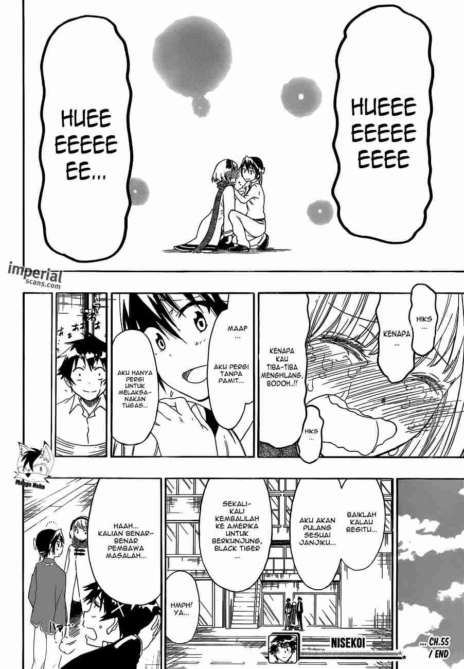 Nisekoi chapter 55 halaman 20