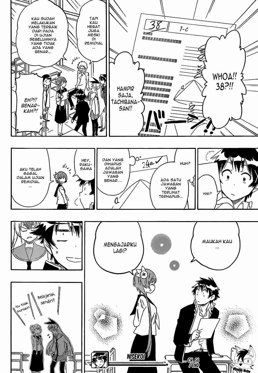 Nisekoi chapter 56 halaman 20