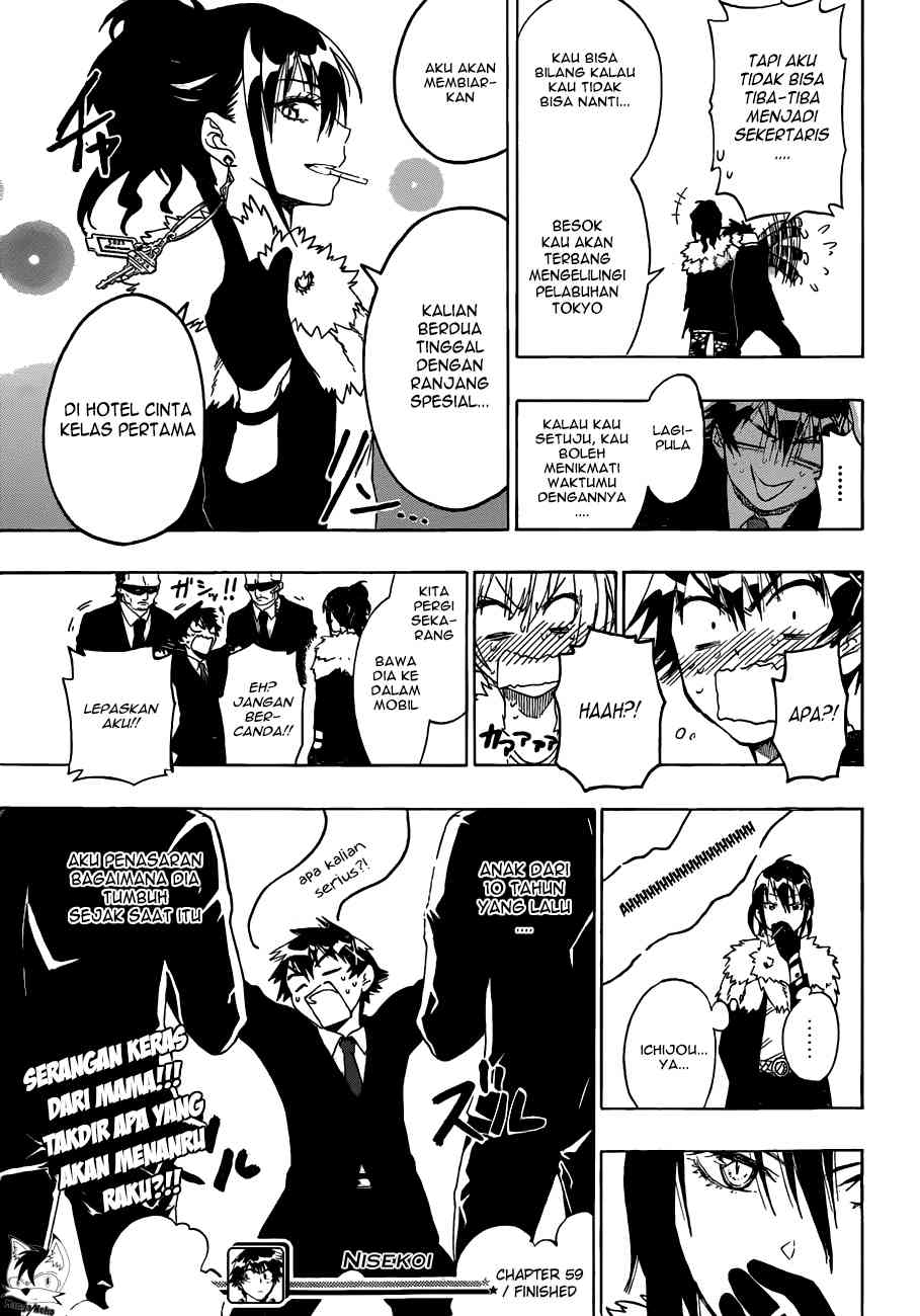 Nisekoi Bab 59 halaman 21