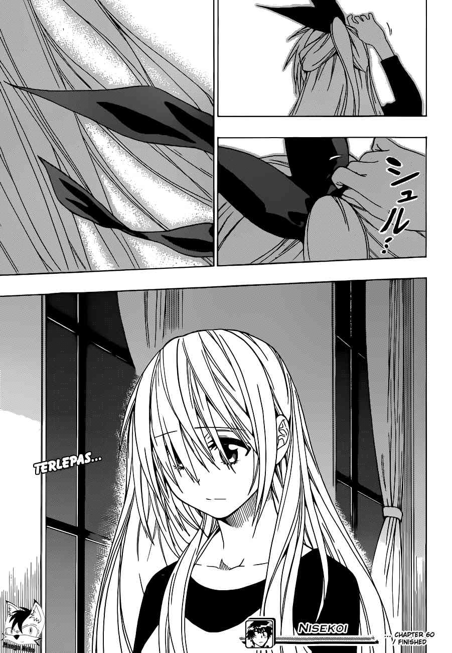 Nisekoi chapter 60 halaman 21