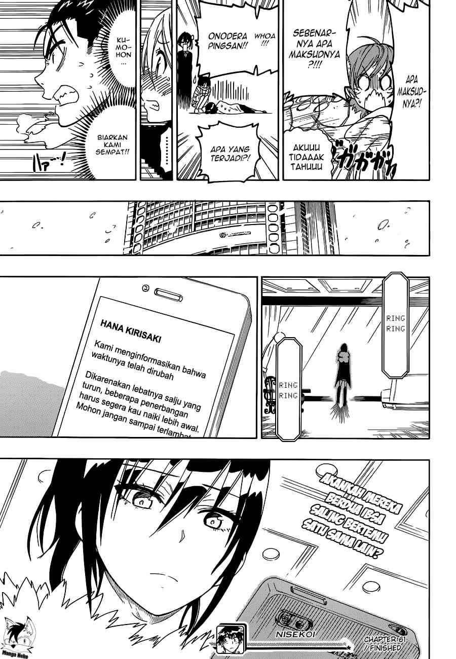 Nisekoi Bab 61 halaman 21