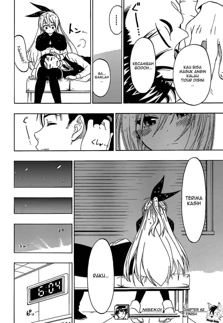 Nisekoi chapter 62 halaman 20