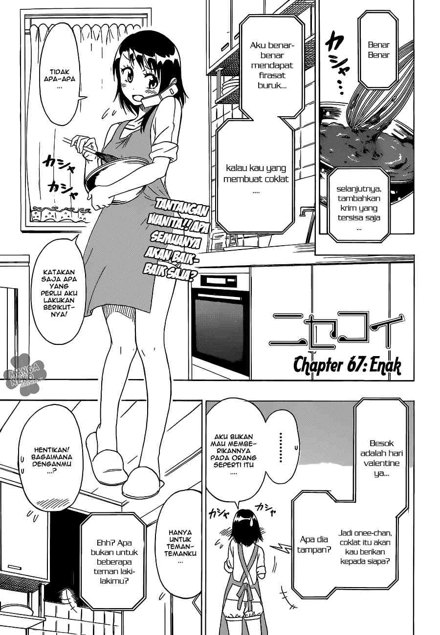 Nisekoi Bab 67 halaman 3