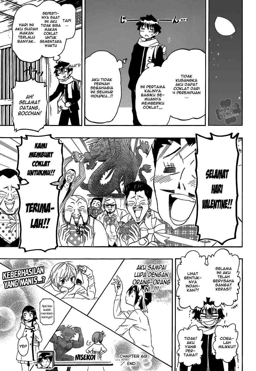 Nisekoi Bab 69 halaman 20