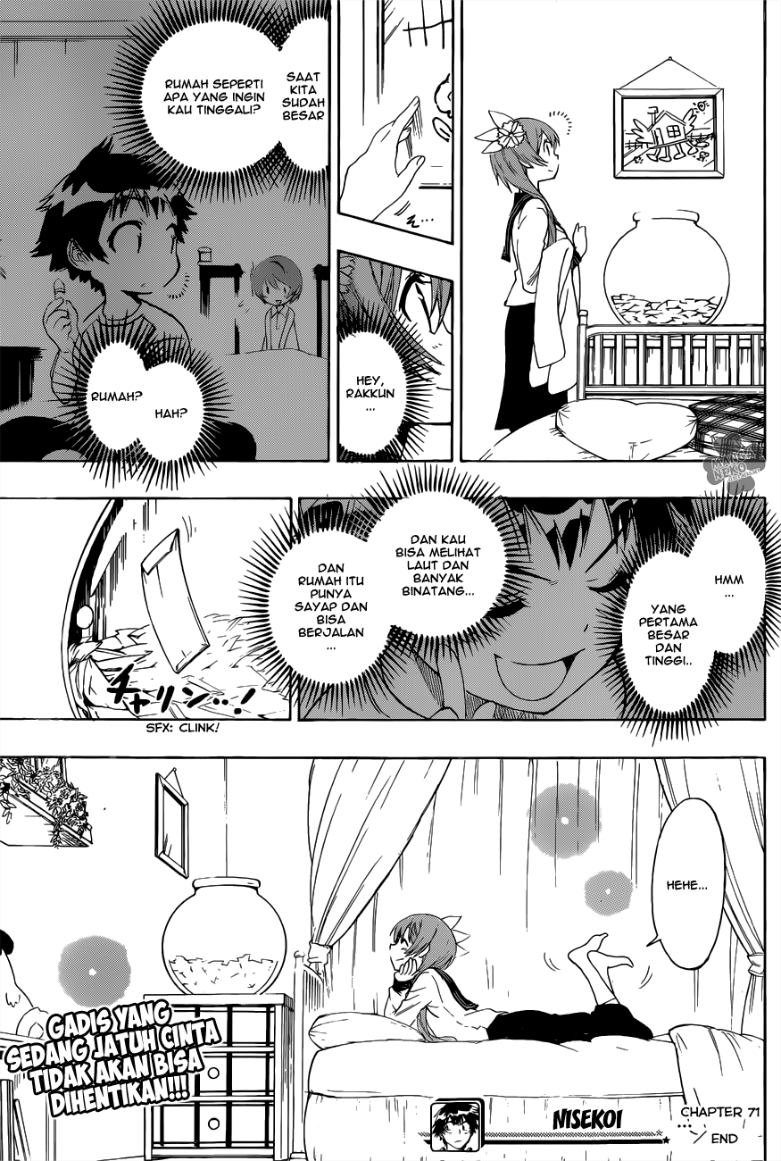Nisekoi chapter 71 halaman 20