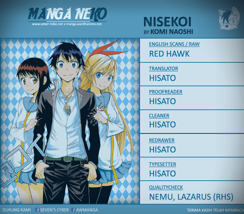 Nisekoi Bab 72 halaman 2