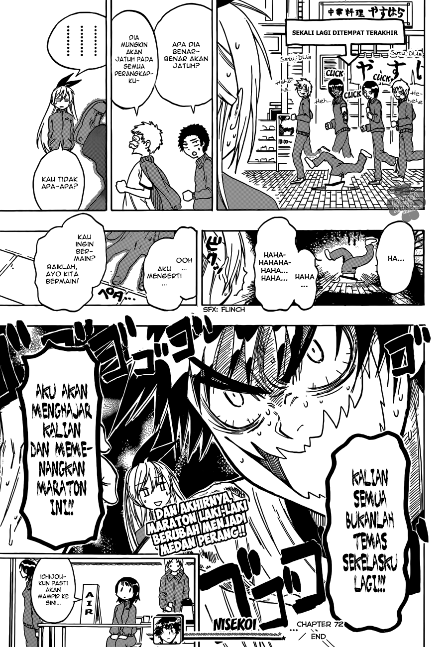 Nisekoi Bab 72 halaman 20