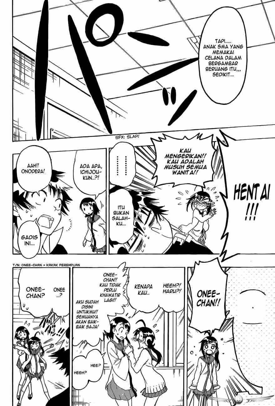 Nisekoi Bab 75 halaman 21