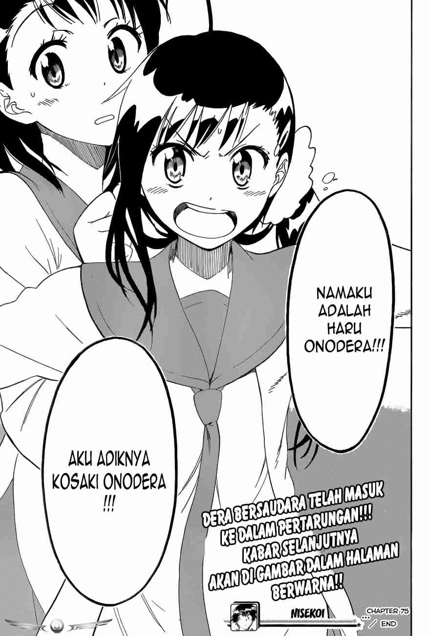 Nisekoi Bab 75 halaman 22
