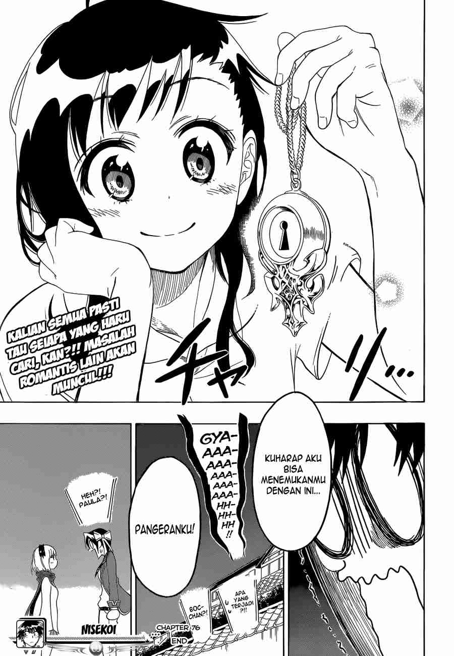 Nisekoi Bab 76 halaman 23