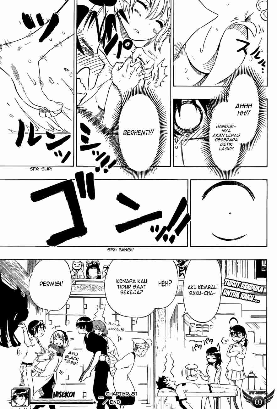 Nisekoi chapter 81 halaman 20