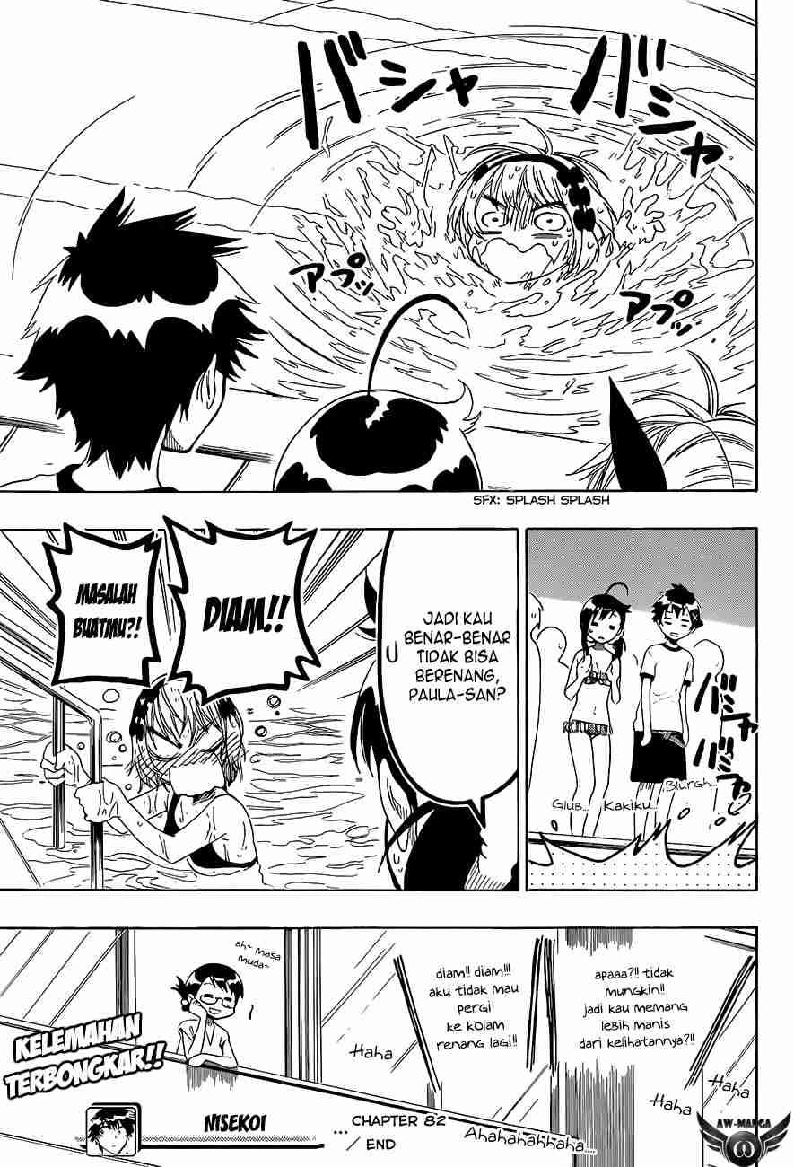 Nisekoi chapter 82 halaman 20