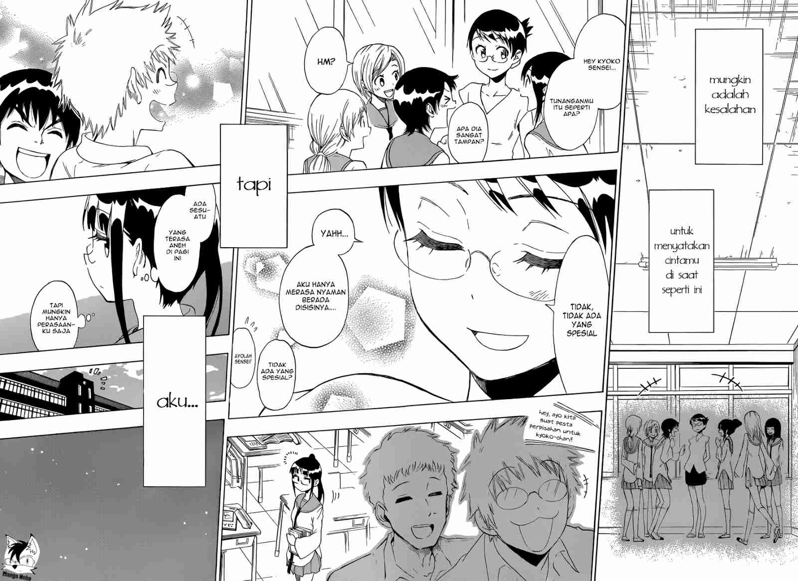 Nisekoi chapter 84 halaman 16