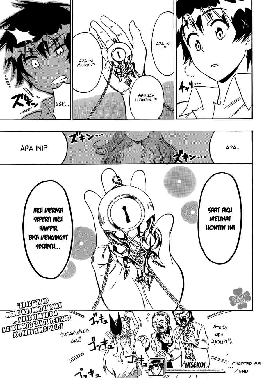 Nisekoi chapter 88 halaman 21
