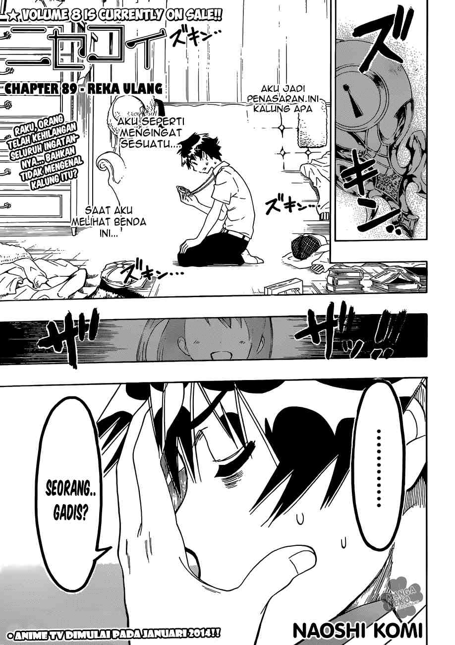 Nisekoi chapter 89 halaman 1