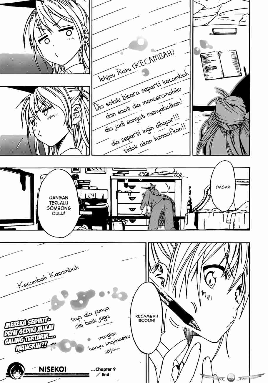 Nisekoi chapter 9 halaman 23