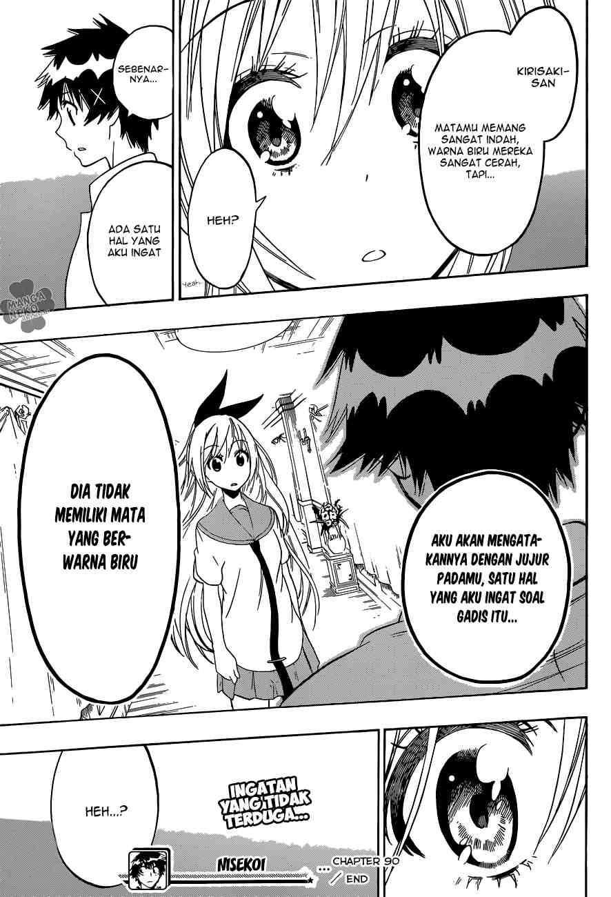 Nisekoi chapter 90 halaman 20