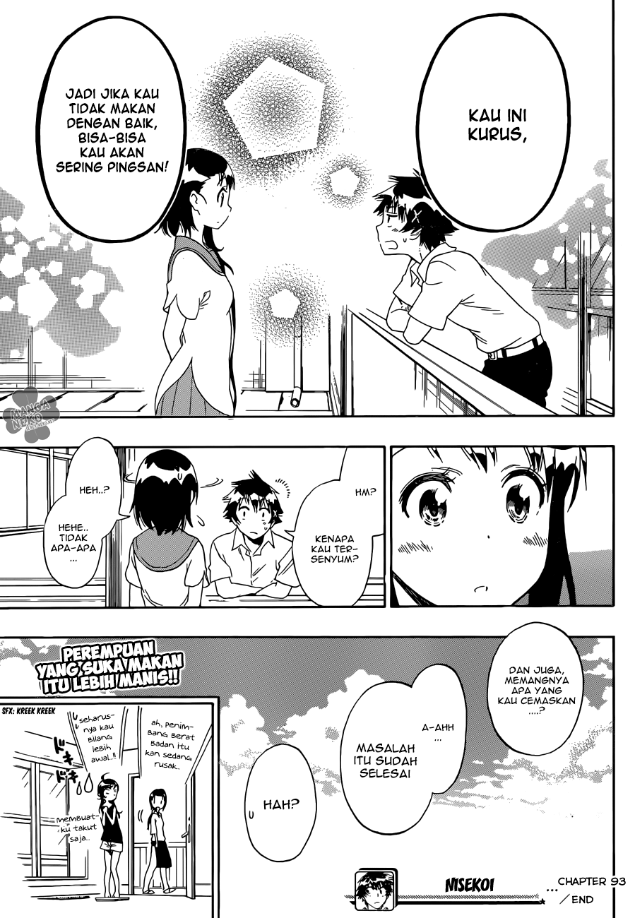 Nisekoi chapter 93 halaman 20