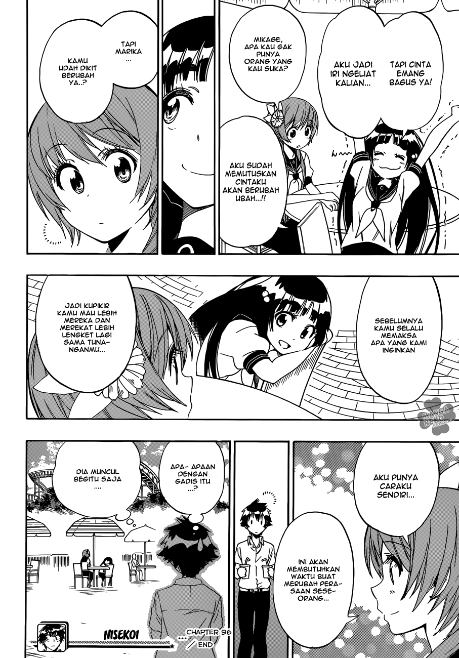 Nisekoi Bab 96 halaman 19