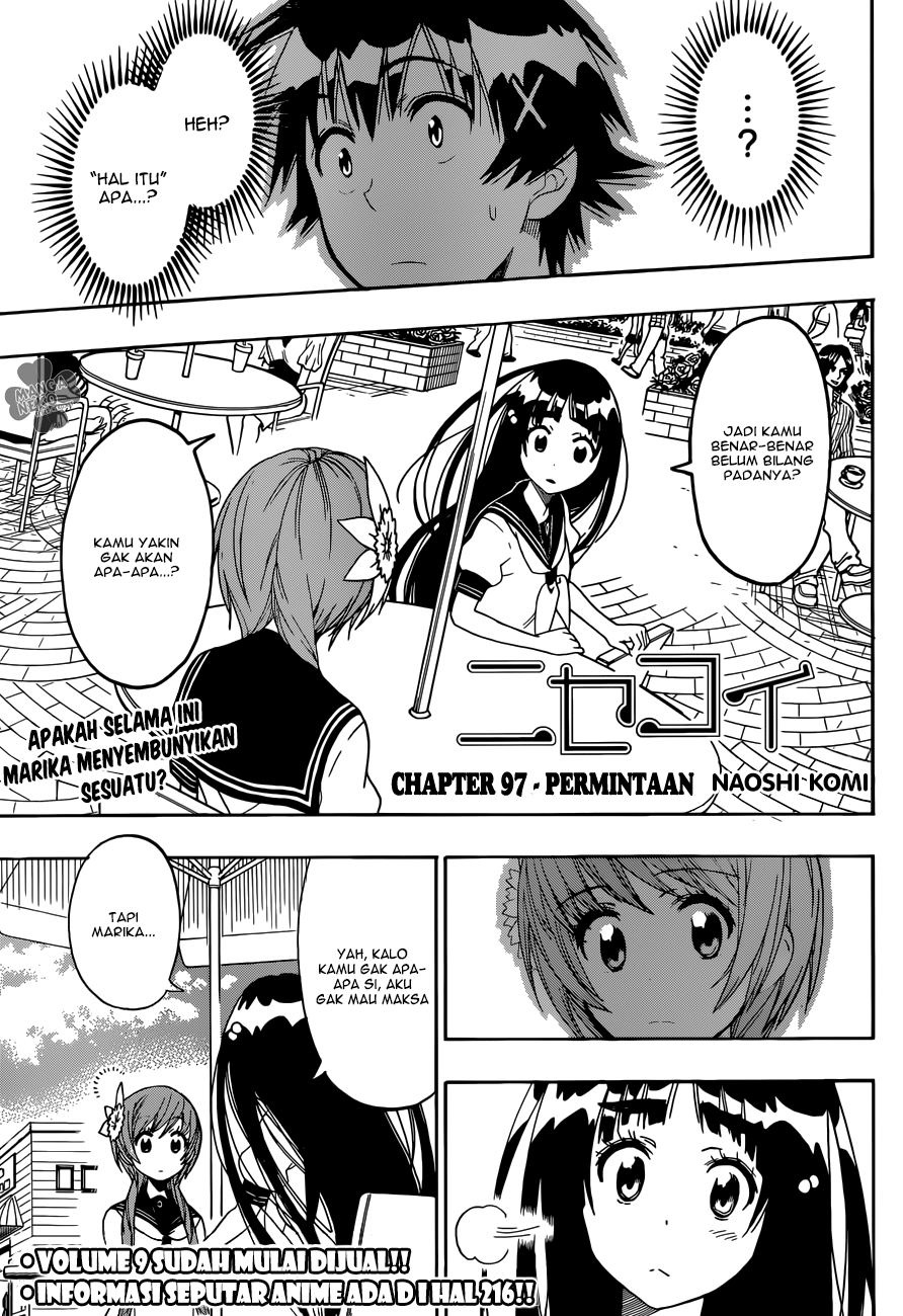 Nisekoi Bab 97 halaman 1