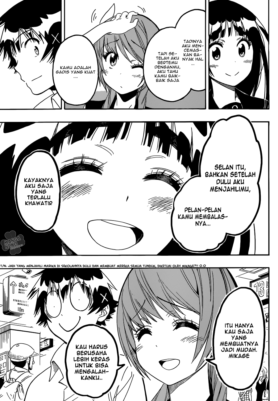 Nisekoi Bab 97 halaman 18
