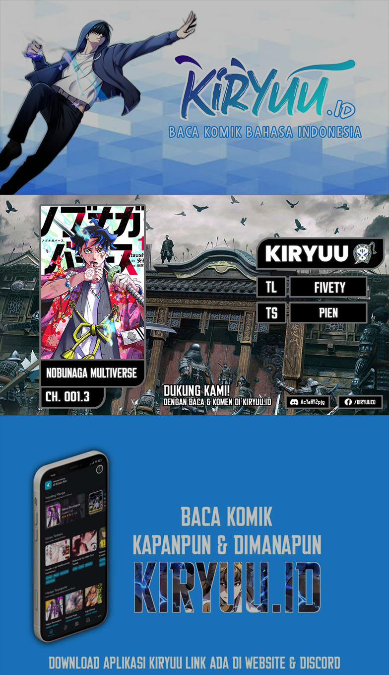 Nobunaga Multiverse chapter 01.3 halaman 1
