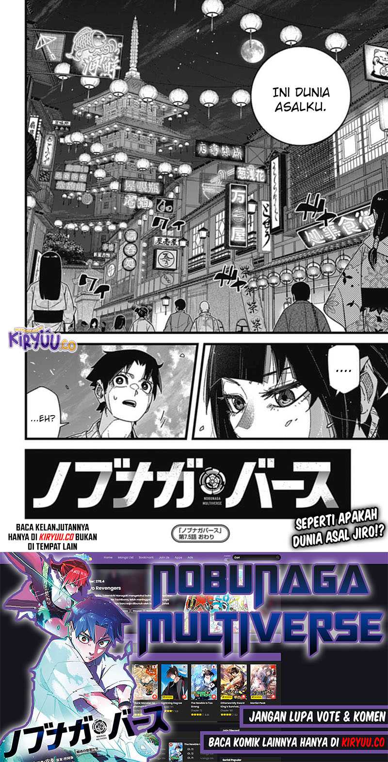 Nobunaga Multiverse Bab 7.5 halaman 10