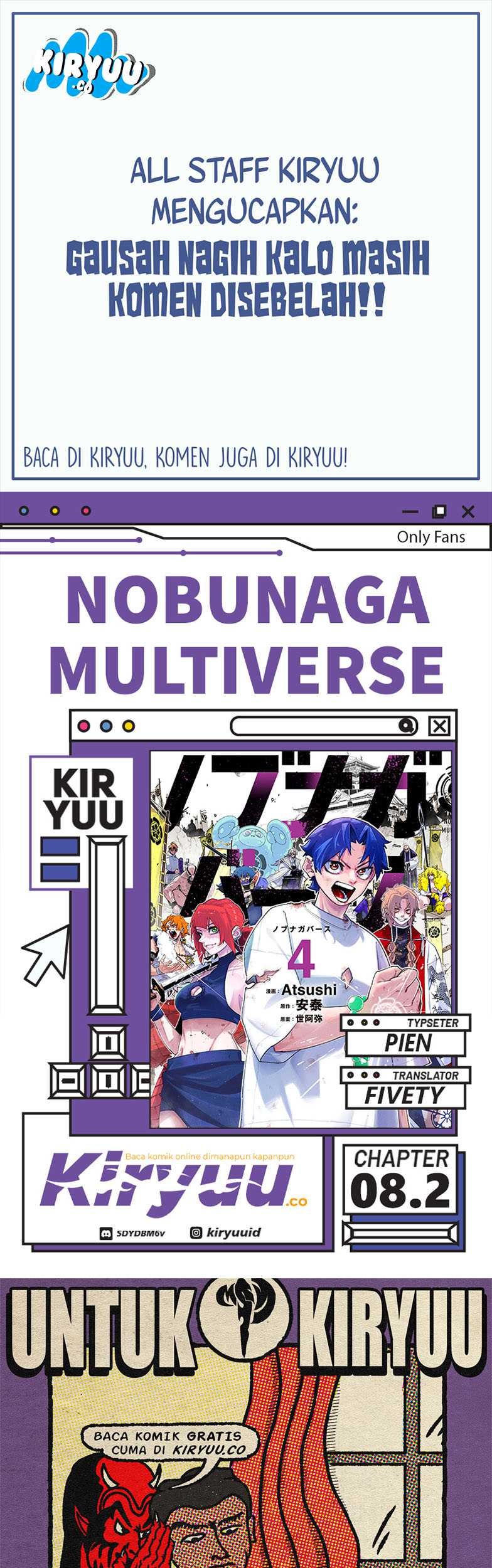 Nobunaga Multiverse chapter 8.2 halaman 1