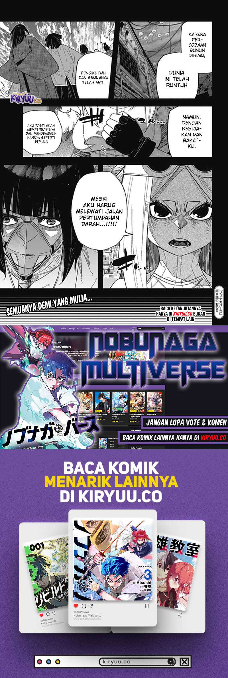Nobunaga Multiverse chapter 8.2 halaman 14