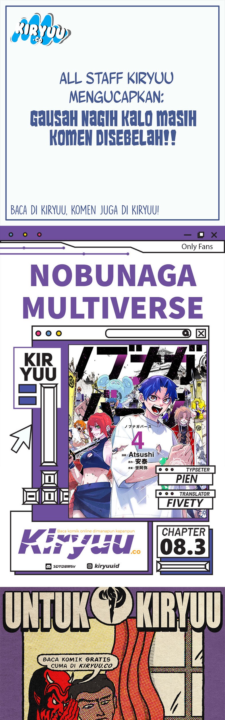 Nobunaga Multiverse Bab 8.3 halaman 1