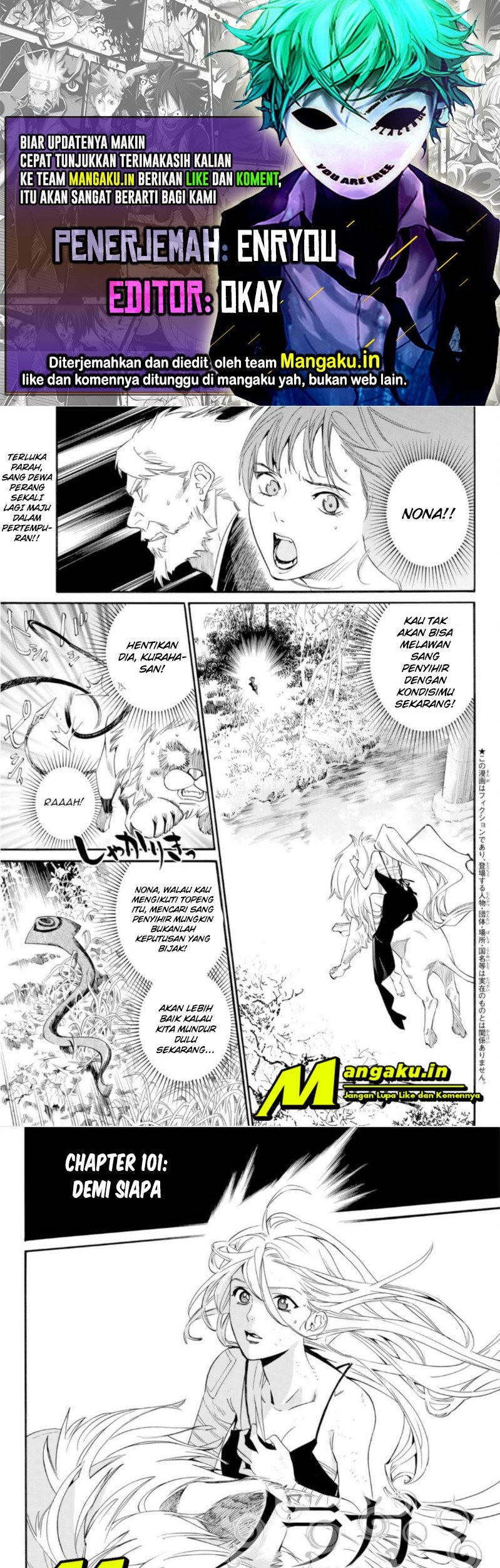 Noragami Bab 101 halaman 1