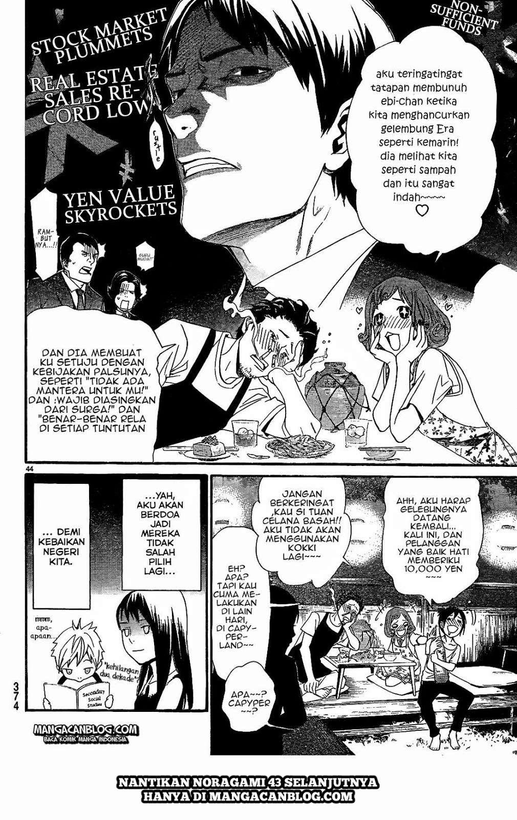 Noragami Bab 42 halaman 46