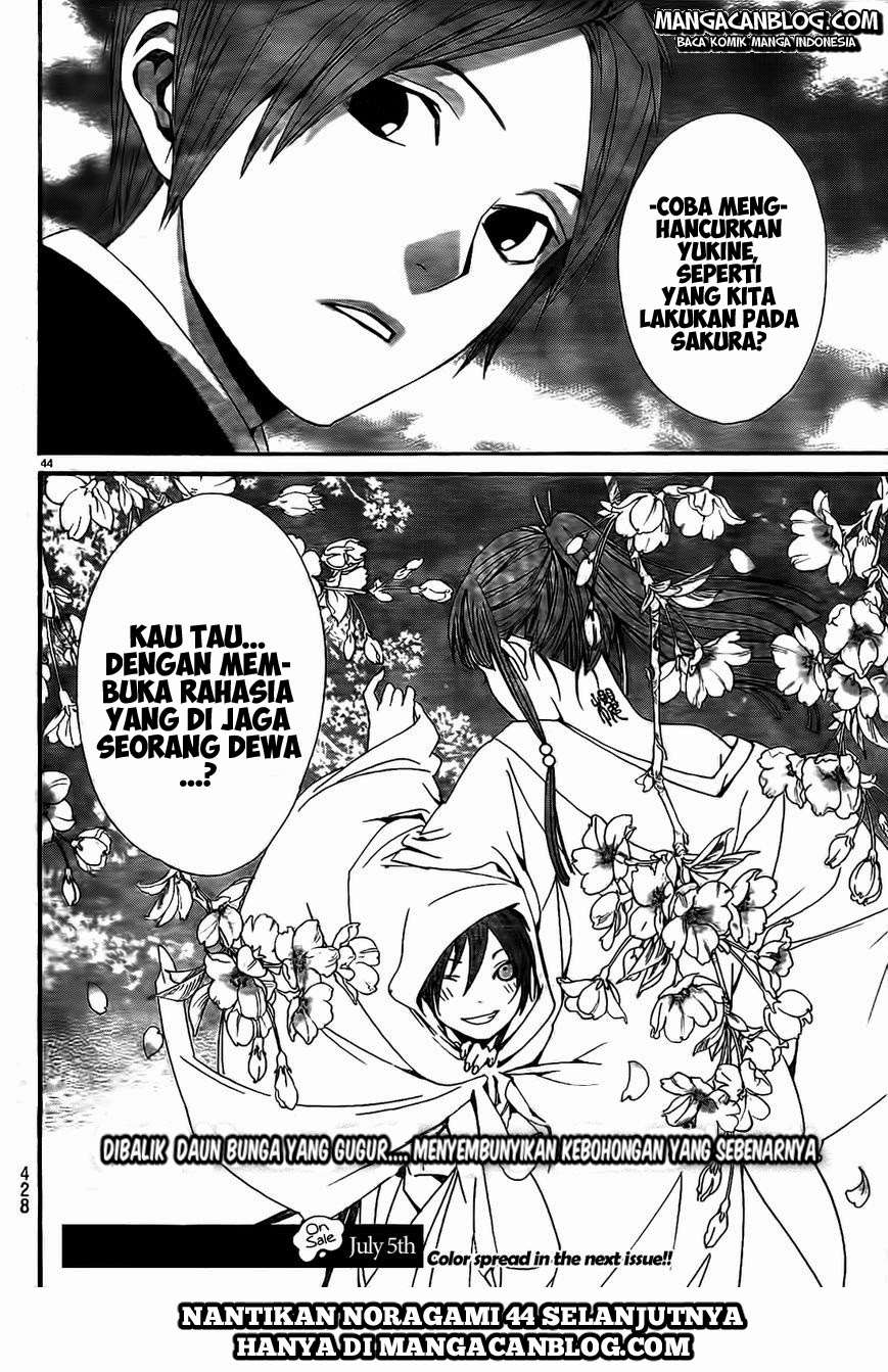 Noragami Bab 43 halaman 45