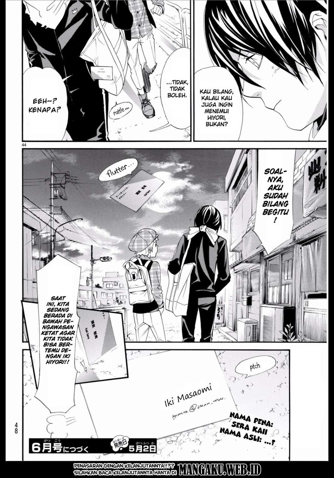 Noragami Bab 53 halaman 45