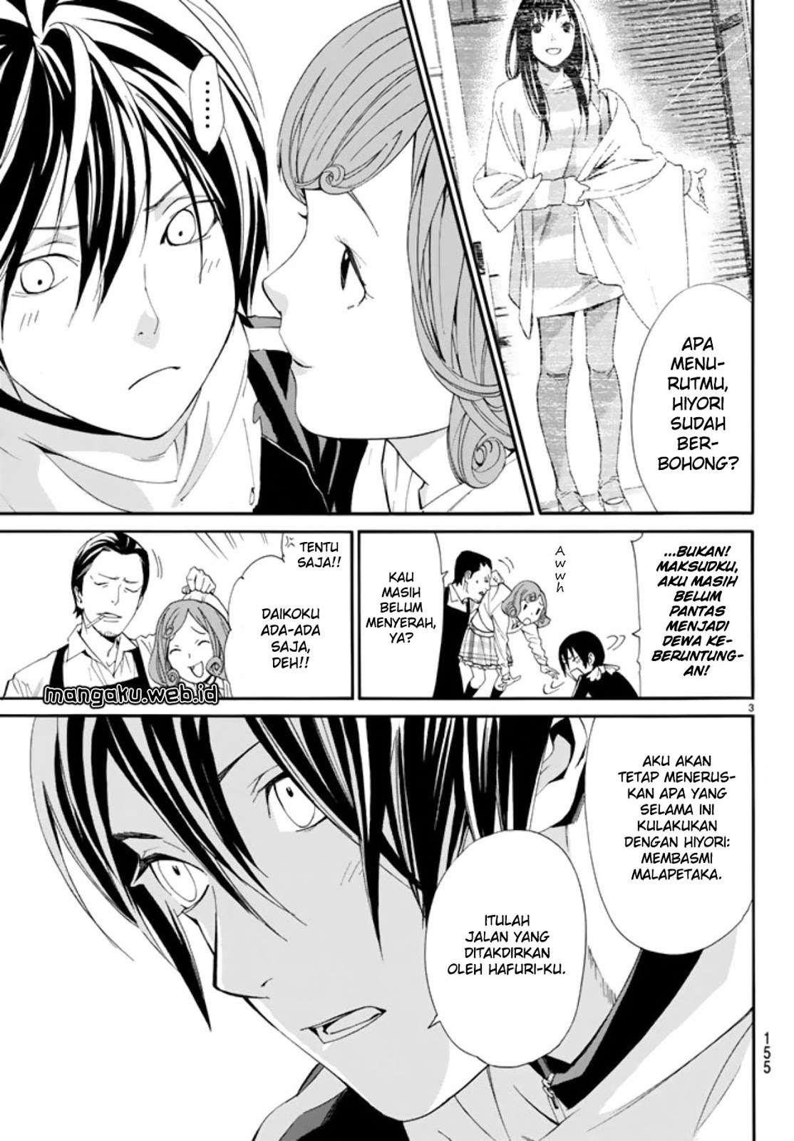 Noragami Bab 55 halaman 4