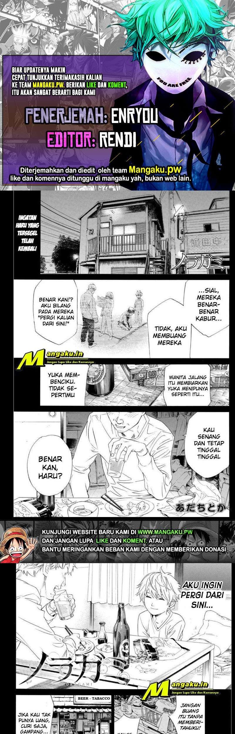 Noragami Bab 95.2 halaman 1