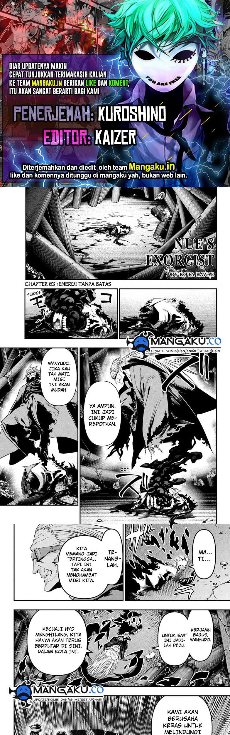 Nue’s Exorcist chapter 63 halaman 1