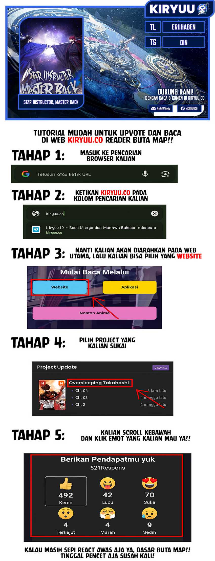 Number One Star Instructor Master Baek Bab 108 halaman 1