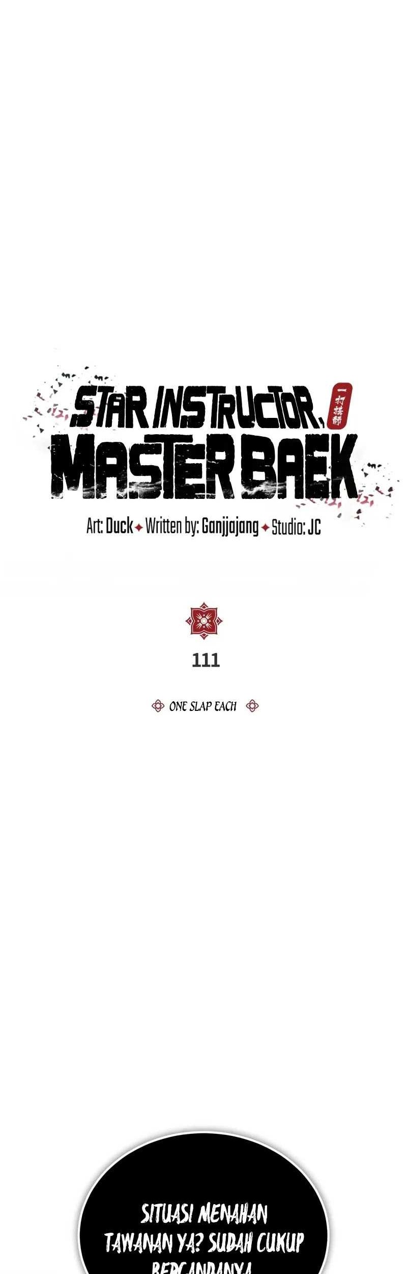 Number One Star Instructor Master Baek chapter 111 halaman 19